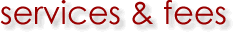 Services & Fees